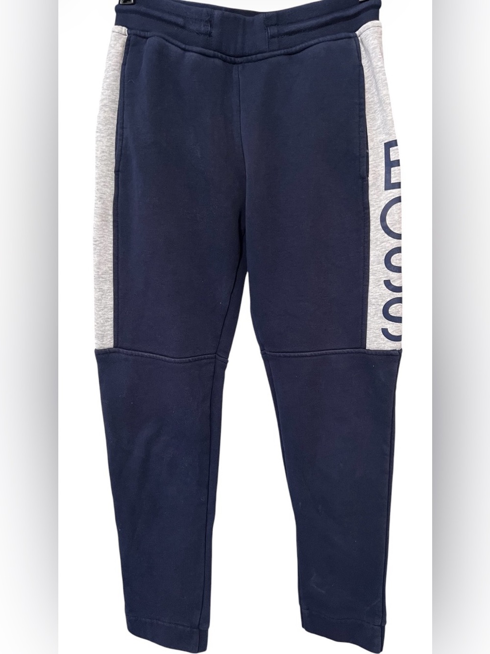 BOSS Boys Slim Fit Jogger Pants – Navy Blue – 10–12Y